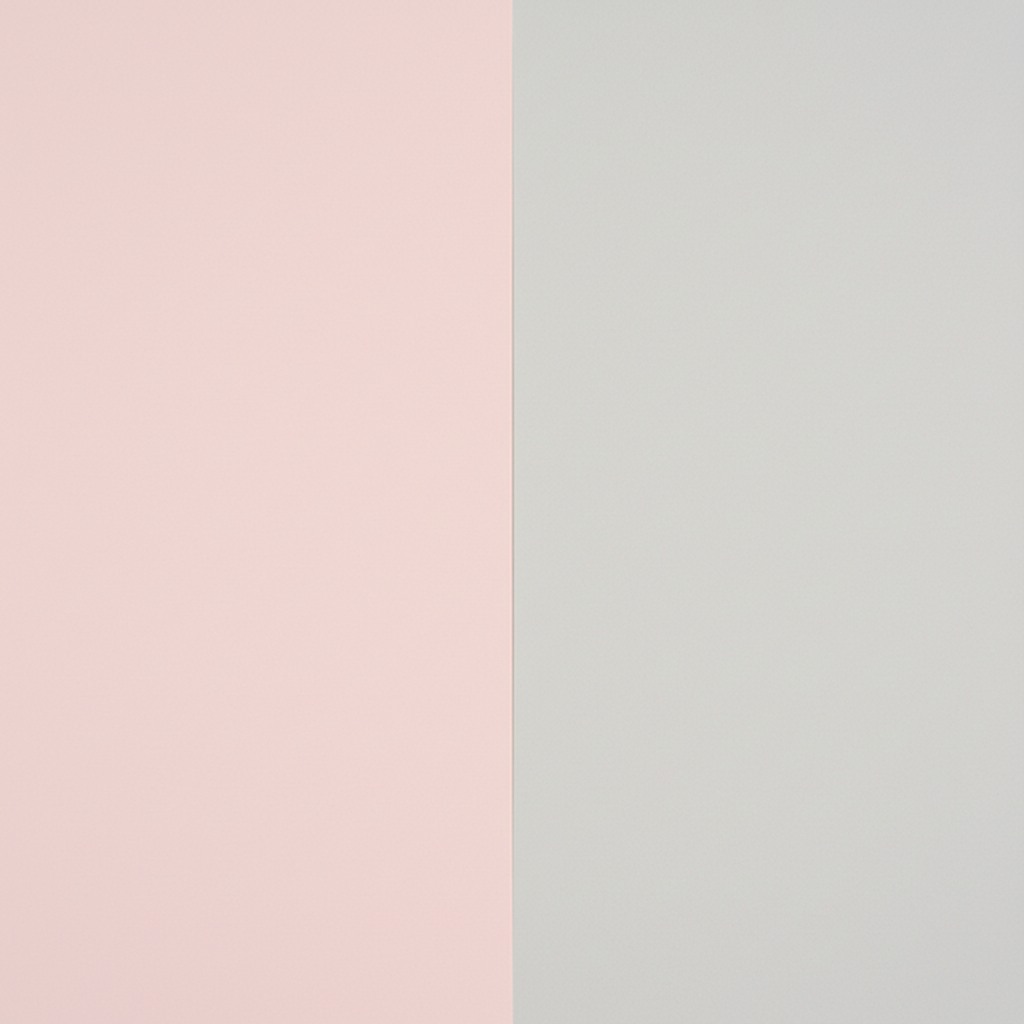 redo with a slightly lighter pink and no black line down the middle please